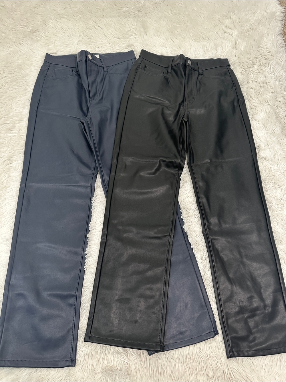 🚗 Bundle of 2 Loft Faux Leather High Rise Pants